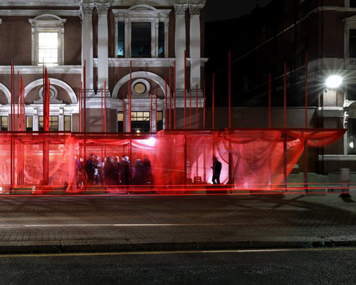 space gap pavilion at LDF 2018 explores the housing crisis in london, by unknown works