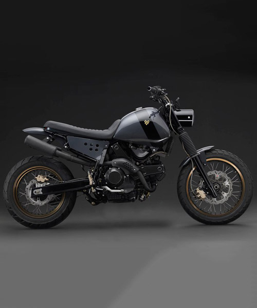 venier customs releases VX traveler, a touring two-seater based on cagiva gran canyon 900