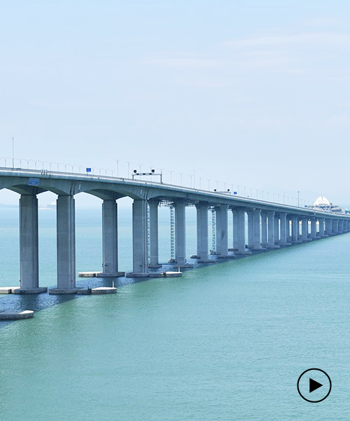 world's longest sea bridge opens between hong kong and china