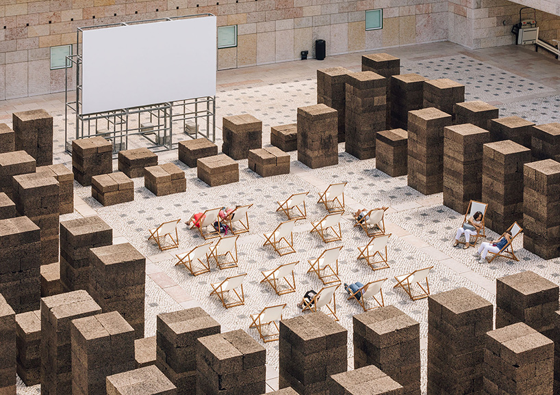 PROMONTORIO occupies belem cultural centre with cork installation
