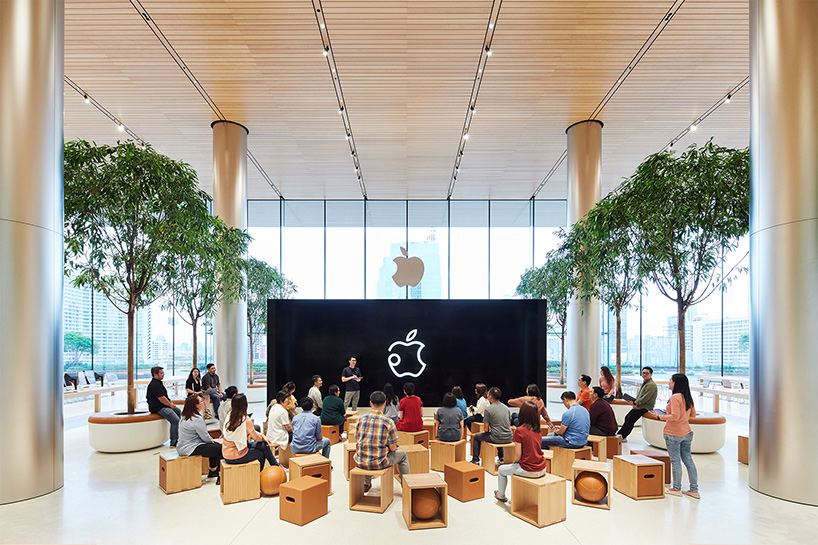 Foster + Partner completes Thailand's first Apple store in Bangkok