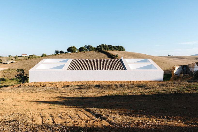 atelier data embeds cercal house in a portuguese slope designboom