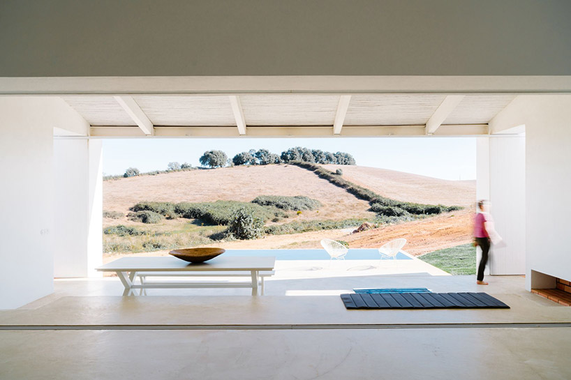 atelier data embeds cercal house in a portuguese slope designboom