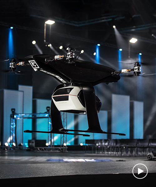 audi's 'all-electric and self-driving' flying car takes flight