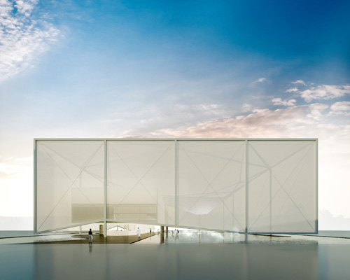winning proposal for brazil pavilion at expo 2020 dubai encloses a central water square