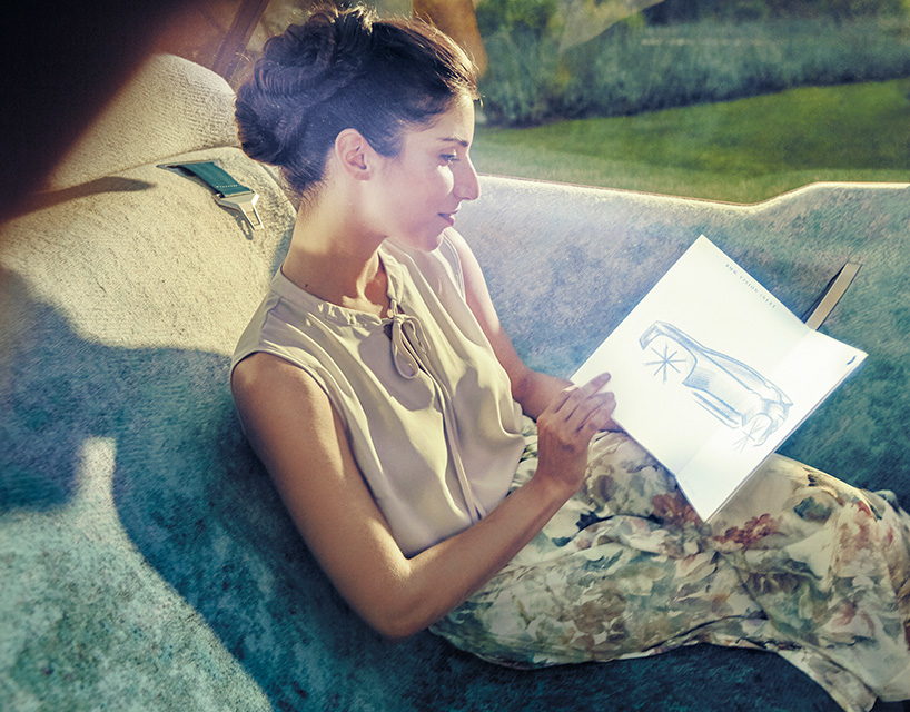 electric BMW vision iNEXT's shy tech turns interior into one touchscreen