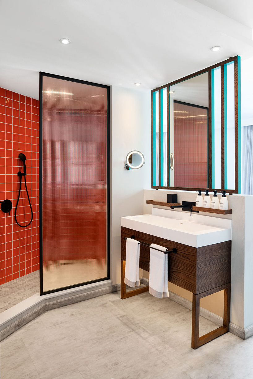 camille walala blends bold graphics with local culture at SALT of palmar hotel in mauritius