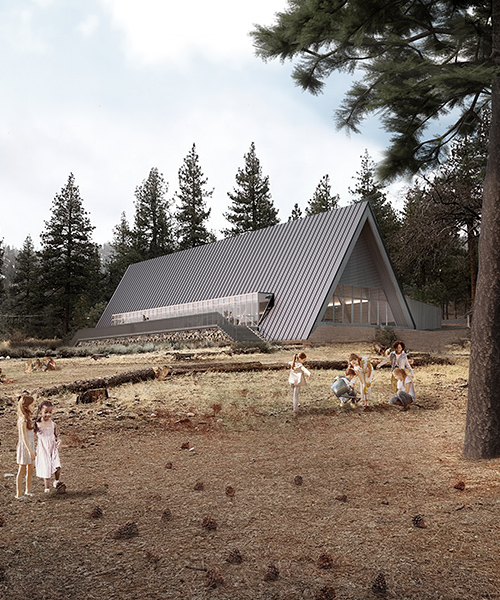 perkins+will unveils masterplan for california's camp lakota with 36 A-frame cabins