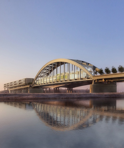 cepezed architects proposes to reuse old dutch bridge for zero-energy housing