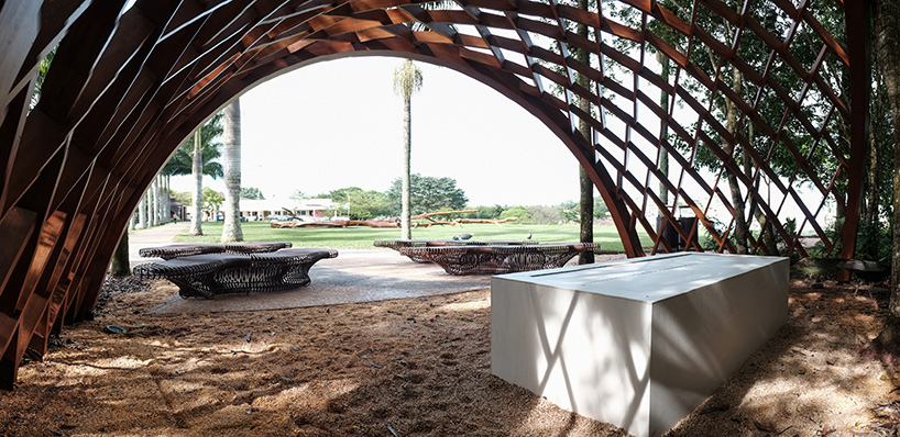 crisa santos designs 'contemplative and comforting' memorial park for a são paulo cemetery