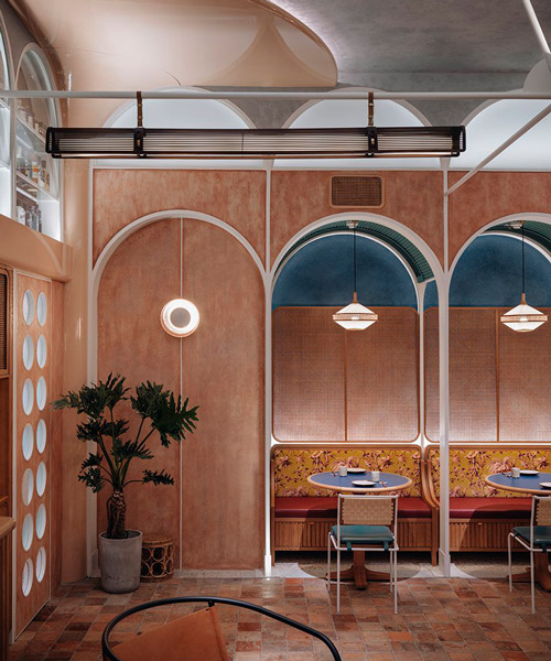 dim sum restaurant in hong kong by linehouse turns british tea hall into chinese canteen