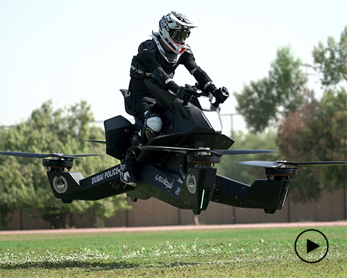 the police force in dubai is testing out hoverbikes