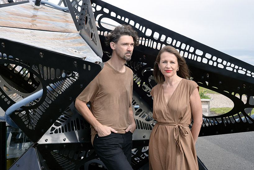 ecoLogicStudio fights global climate change with bio-digital urban curtain designboom