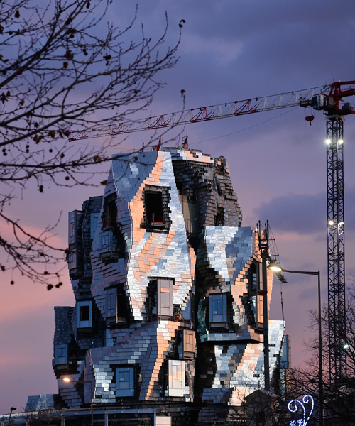 construction continues on frank gehry's LUMA arles tower in france