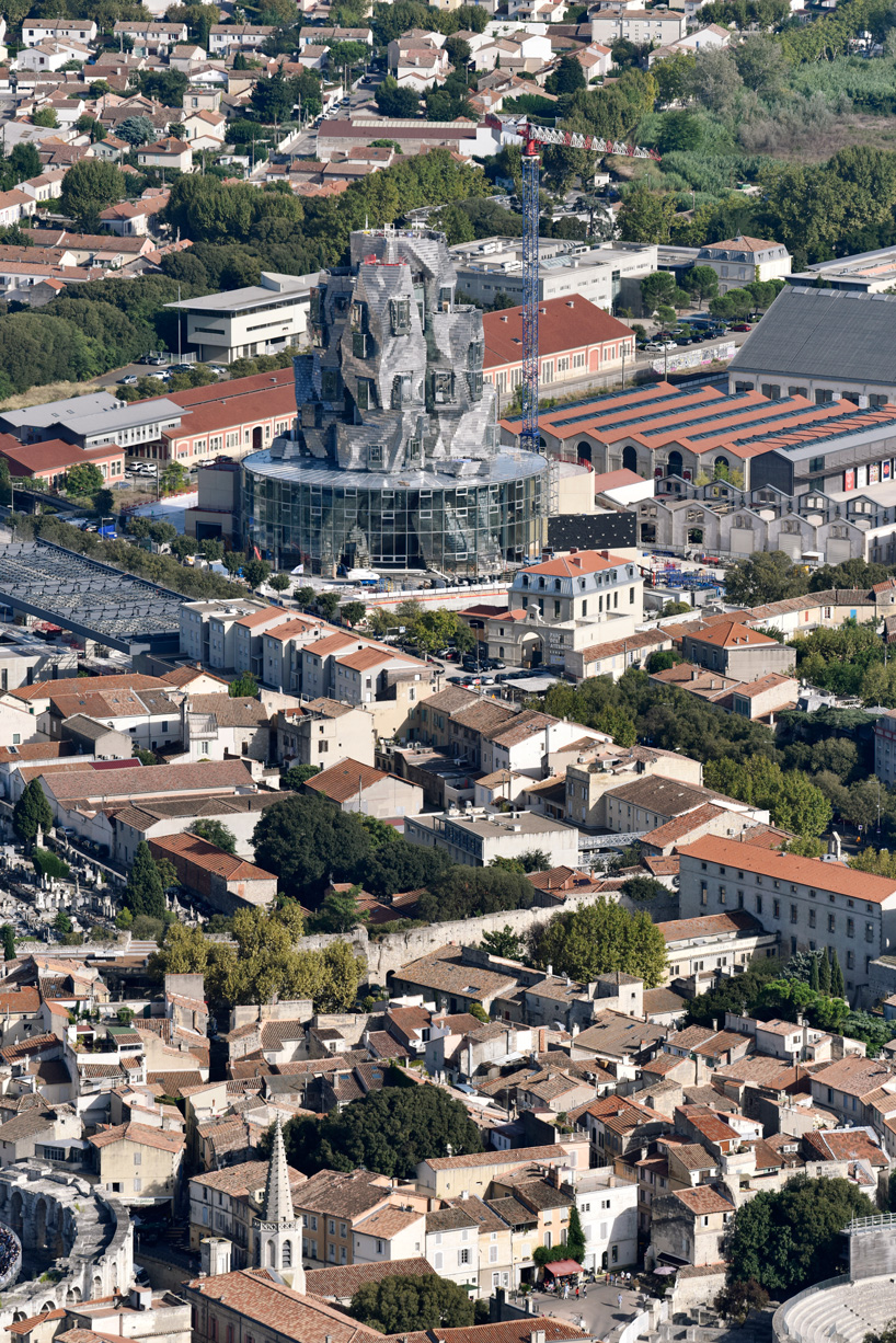 construction continues on frank gehry's LUMA arles tower in france