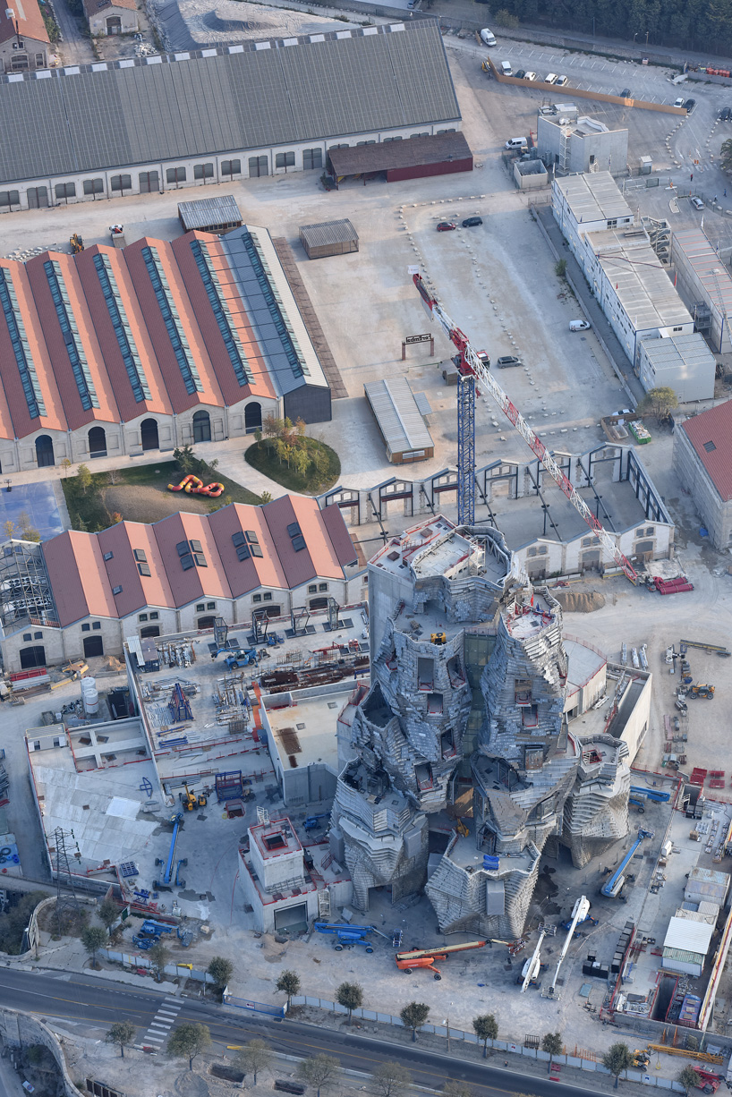 Frank Gehry unveils stainless steel-clad tower for Luma Arles arts centre