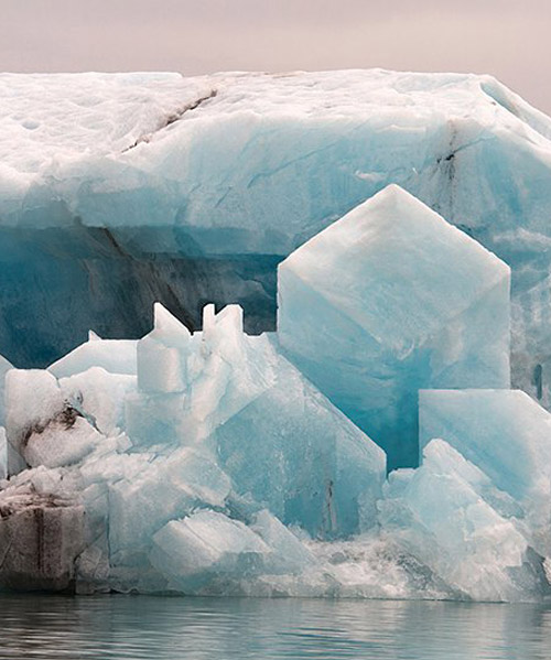 geometrical icebergs by hugo livet question the origins of NASA's recent discovery