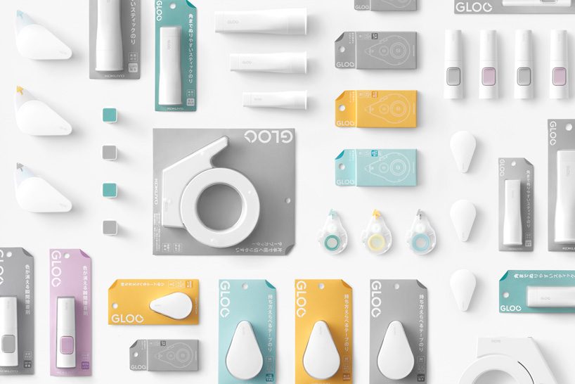 nendo applies its signature refined subtlety to series of japanese adhesive products