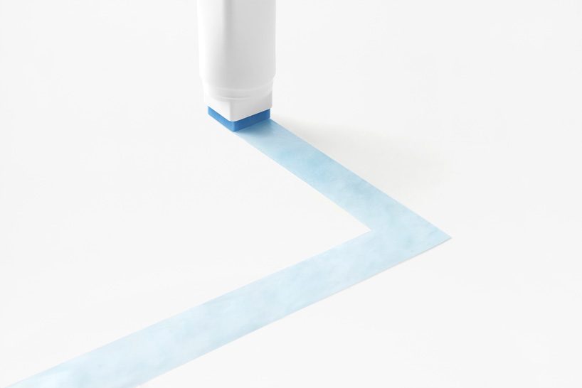nendo applies its signature refined subtlety to series of japanese adhesive products