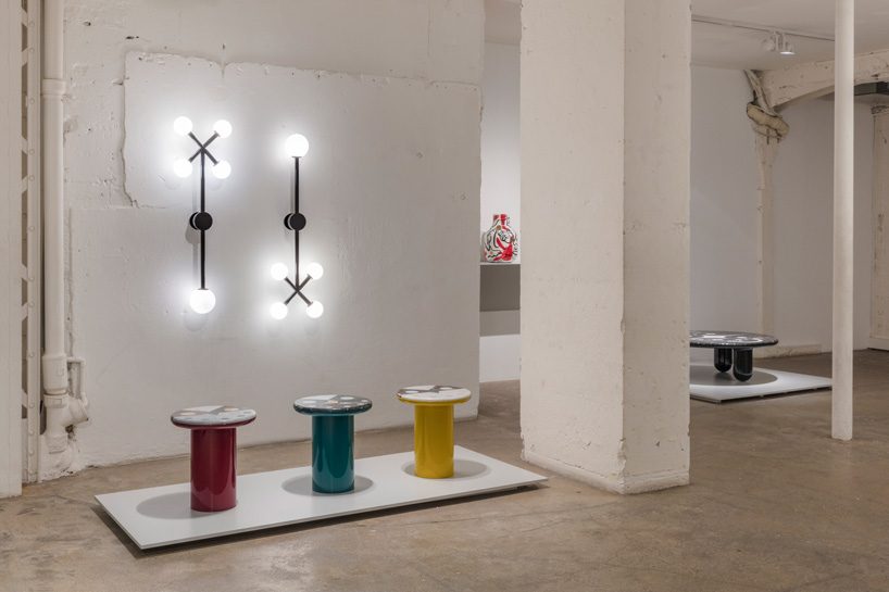 jaime hayon explores color through hand blown glass and marble in chromaticO exhibition