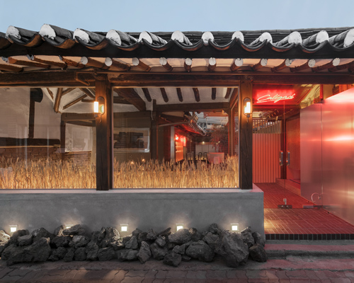 caligari brewing merges german cinema with traditional korean architecture