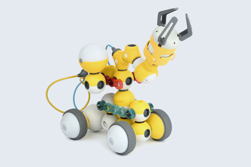 the mabot bellrobot toy building kit is compatible with lego blocks