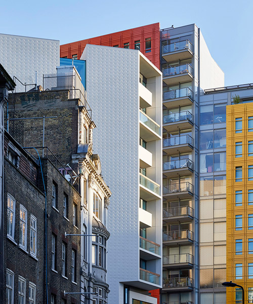 MICA's 'white lion house' makes a statement within urban fabric of inner-city london