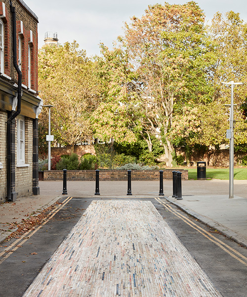 michael anastassiades paves london's mint street with recycled marble