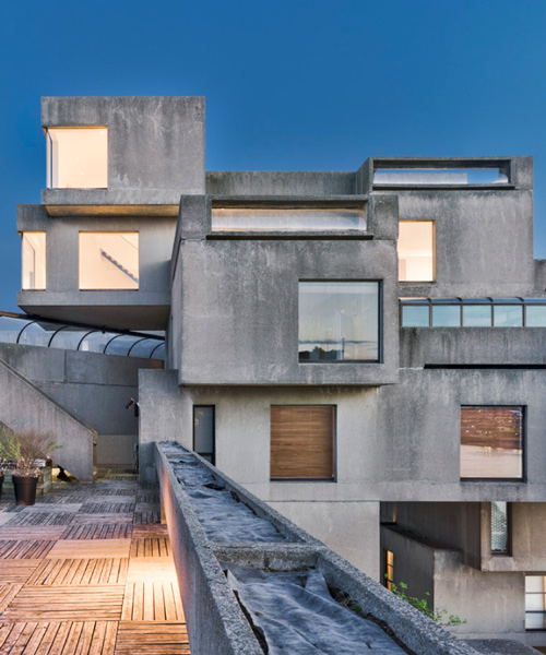 moshe safdie's personal unit at habitat 67 has been completely renovated