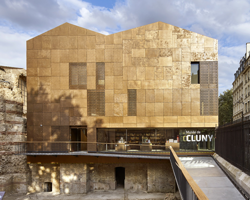 musée de cluny in paris receives a new facade influenced by its medieval context