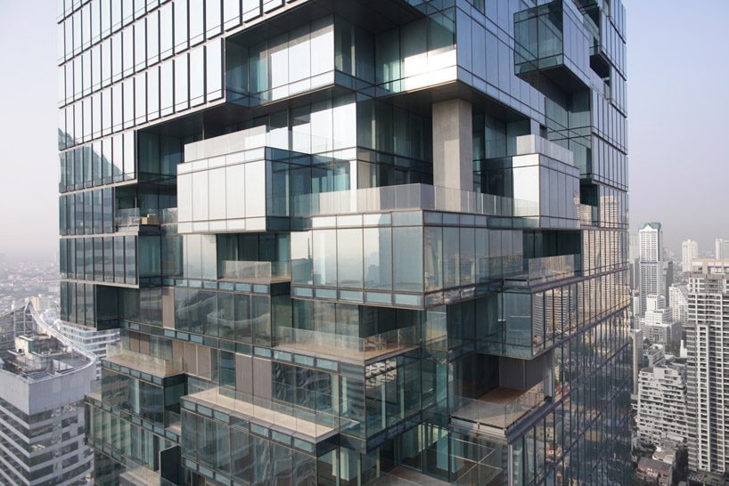 MahaNakhon's observation deck by ole scheeren opens to the public in bangkok