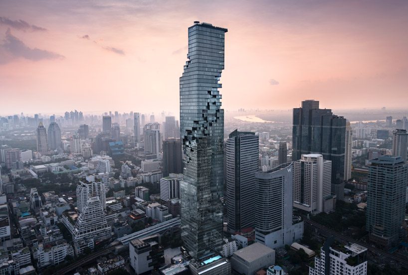 MahaNakhon's observation deck by ole scheeren opens to the public in bangkok