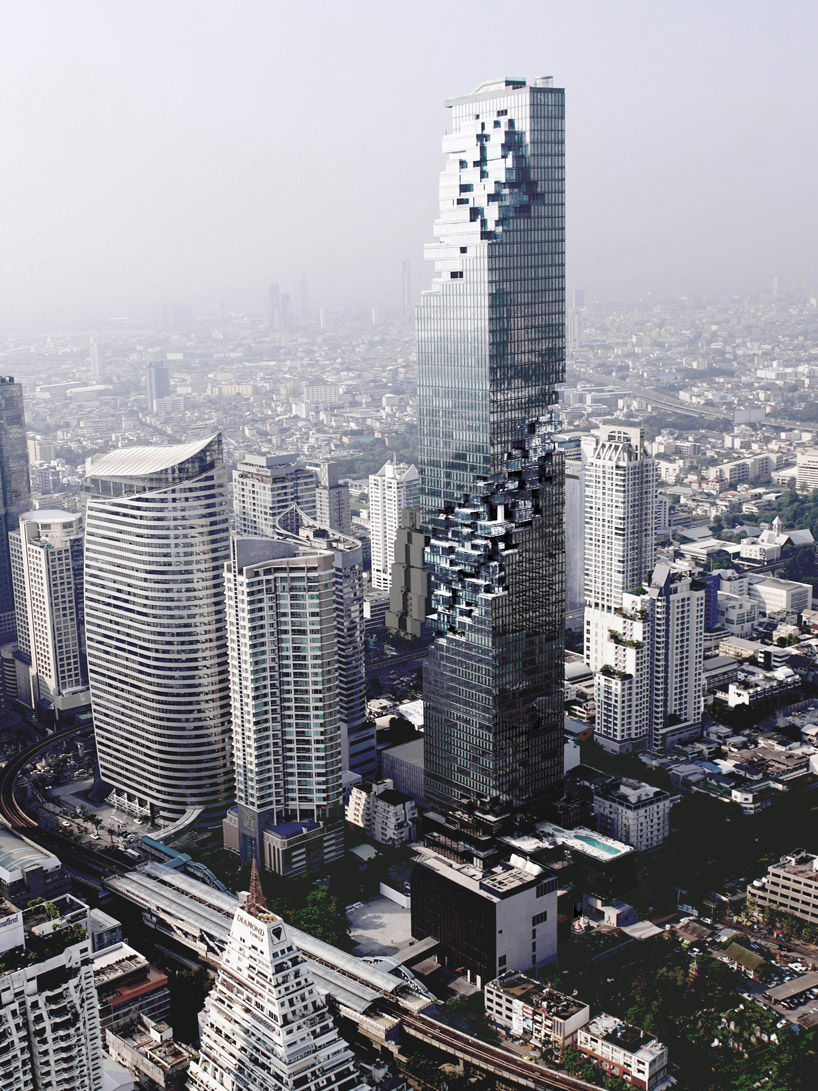MahaNakhon's observation deck by ole scheeren opens to the public in bangkok