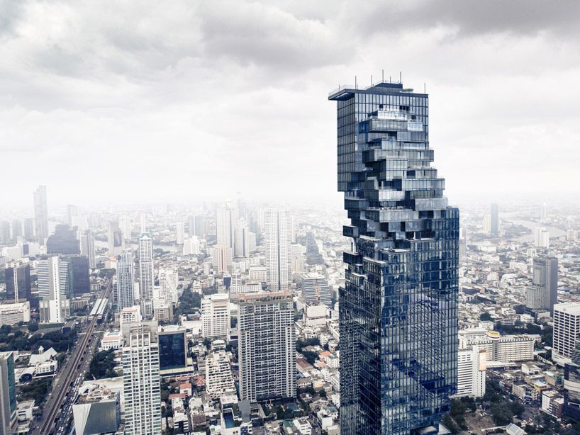 MahaNakhon's observation deck by ole scheeren opens to the public in bangkok