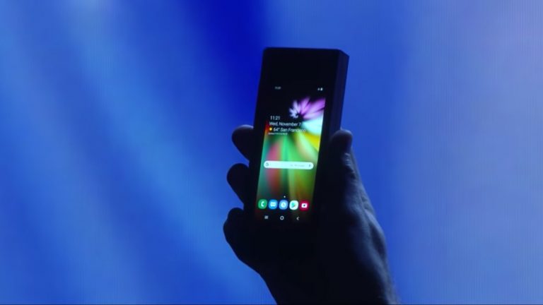 samsung unveils foldable smartphone with 'infinity flex display'