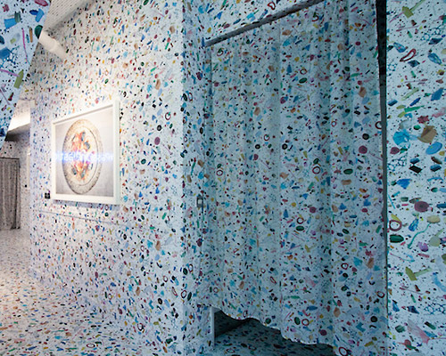 shed wraps london shop in ocean debris to spread the 'pass on plastic' message