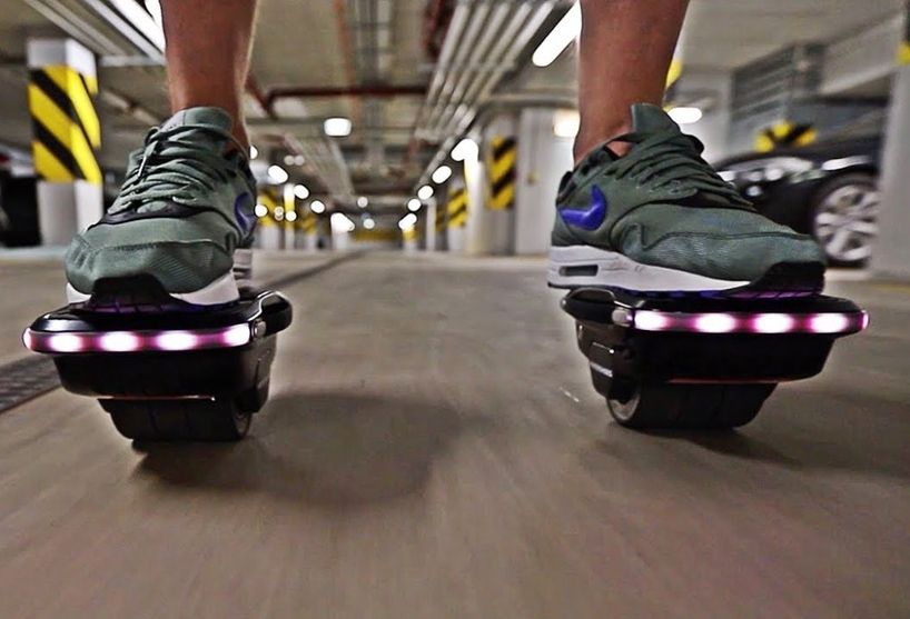 showerboard shoes are mini hoverboards for your feet