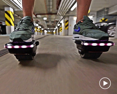 showerboard shoes are mini hoverboards for your feet