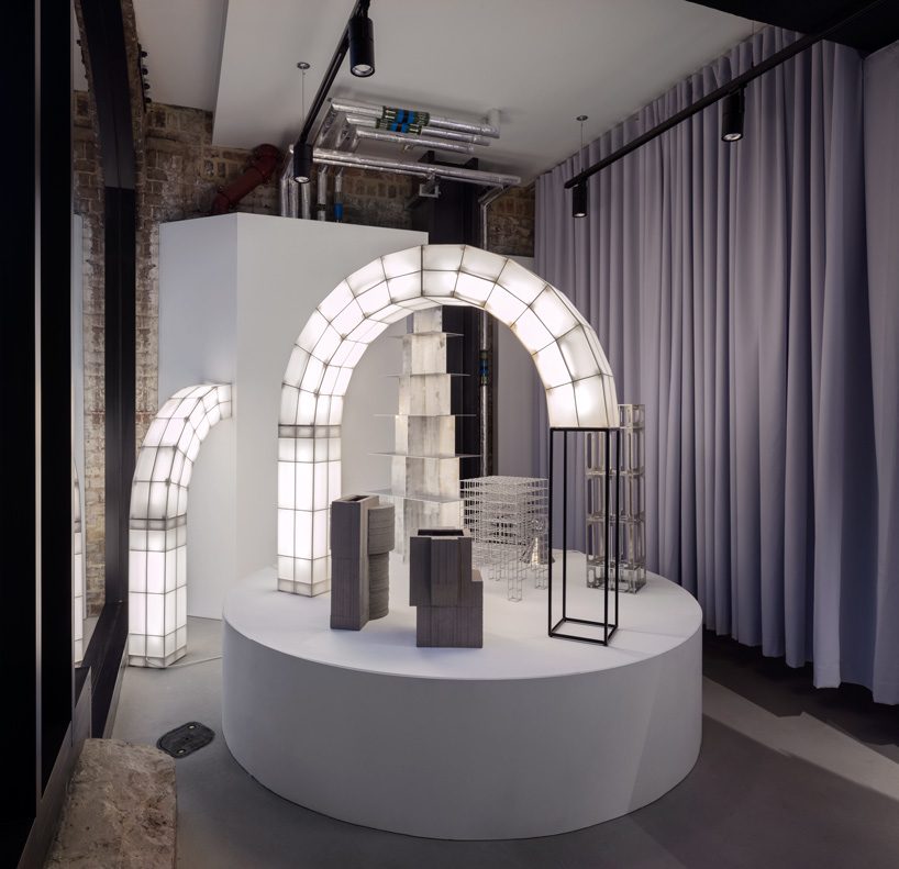 studio mieke meijer decks london's coal drops yard with giant sculptural lights