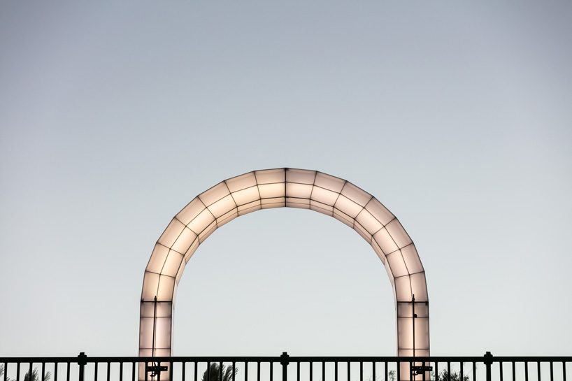 studio mieke meijer decks london's coal drops yard with giant sculptural lights