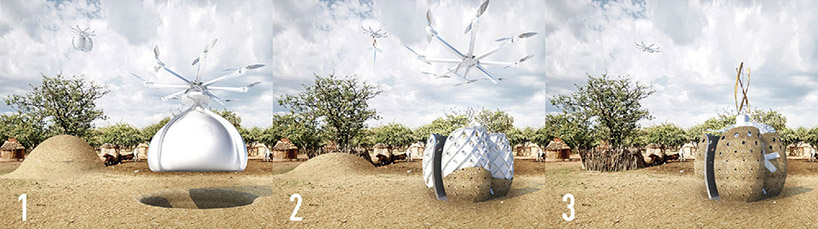 SPARK architects' 3D-printed big arse toilet converts human waste into electricity designboom