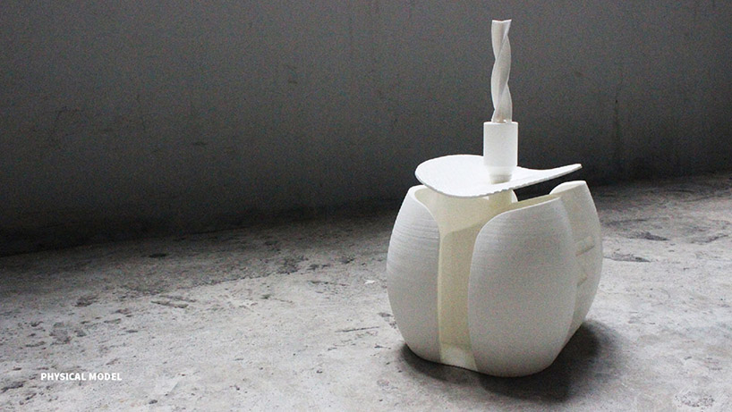 SPARK architects' 3D-printed big arse toilet converts human waste into electricity designboom