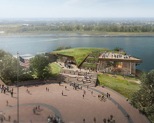 construction on new york city's statue of liberty museum is underway