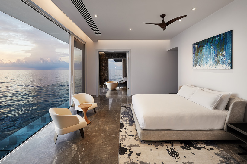 world's first underwater hotel villa opens beneath the indian ocean