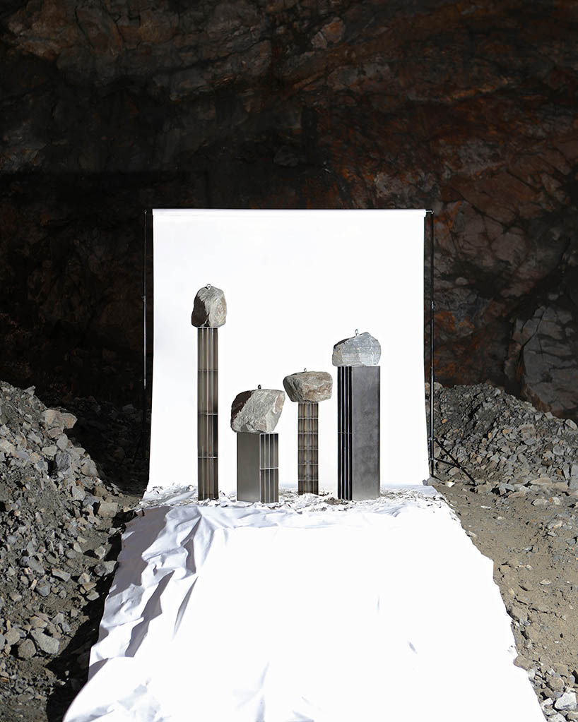 'weight' collection by jinsik kim explores the connection between visual and tactile senses designboom