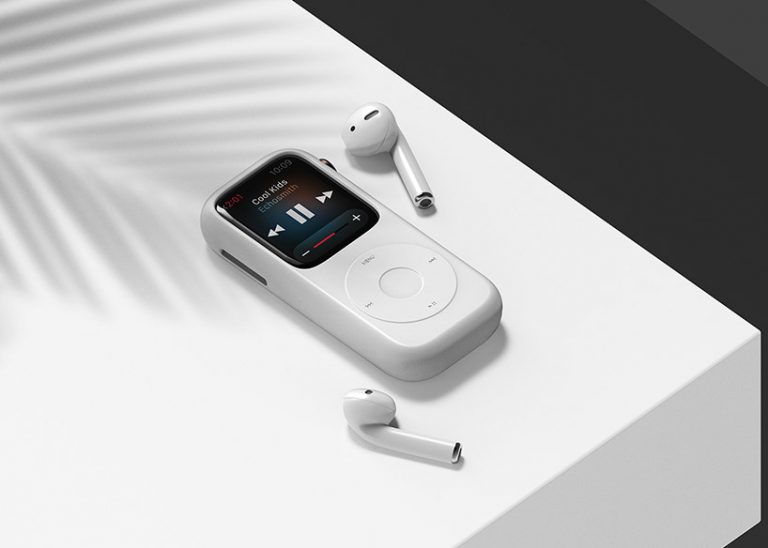 this case turns your apple watch into an original iPod