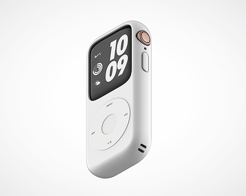 this case turns your apple watch into an original iPod