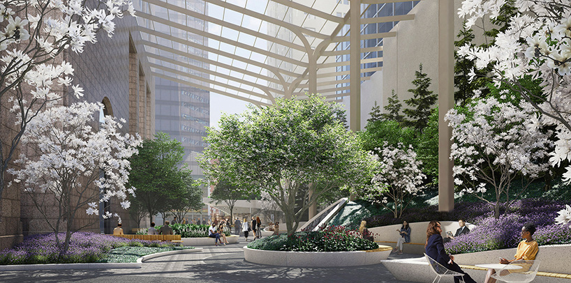 snøhetta revises renovation plans for philip johnson's landmark office tower in new york