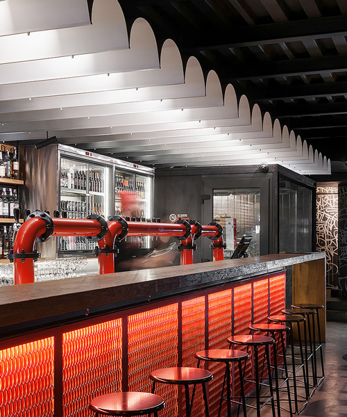'punkraft' bar by ater brings the rebellious spirit of craft beer to downtown kiev