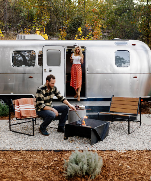 autocamp's luxury airstream trailers bring style to camping in yosemite